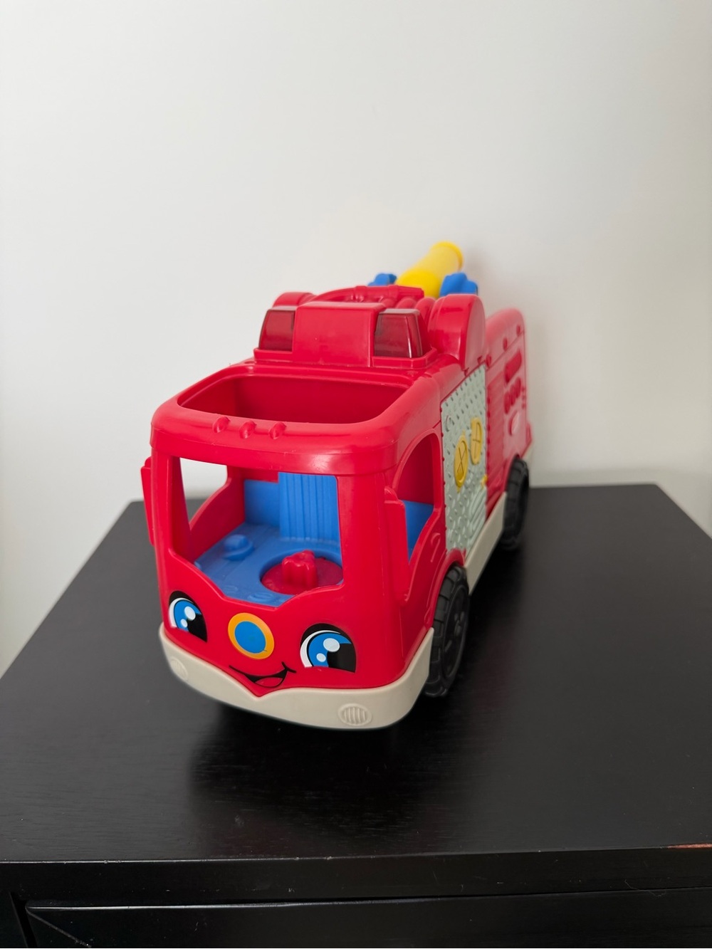 Fisher-Price Red Playful Fire Truck with Blue Seat and Yellow Ladder